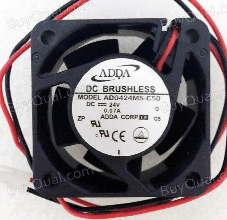 ADDA AD0424MS-C50 AD0424MB-C50 24V 0.07A 2wires Cooling Fan ADDA AD0424MS-C50 AD0424MB-C50 24V 0.07A 2wires Cooling Fan